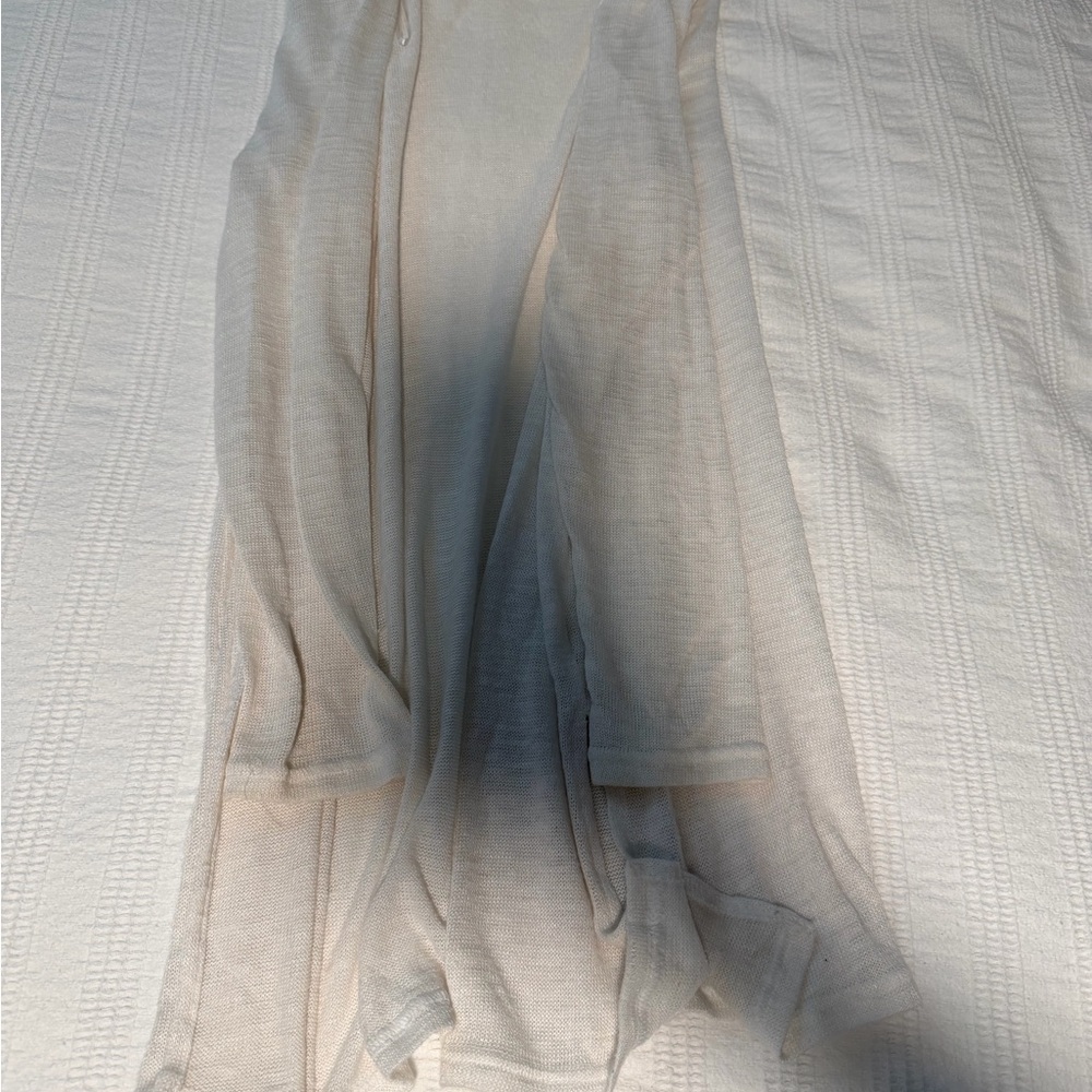 Divided Cream Cardigan